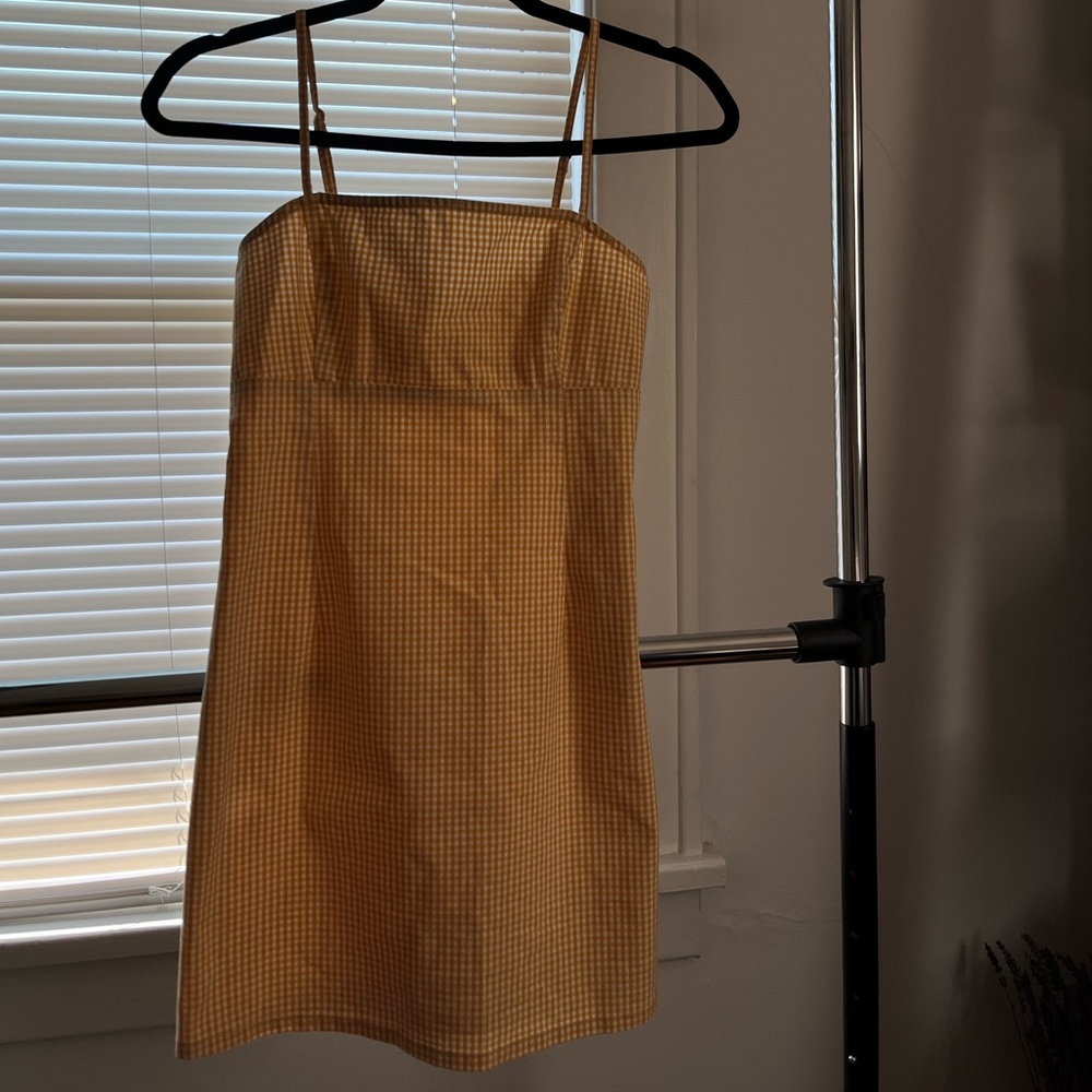 Garage - Yellow Gingham Dress